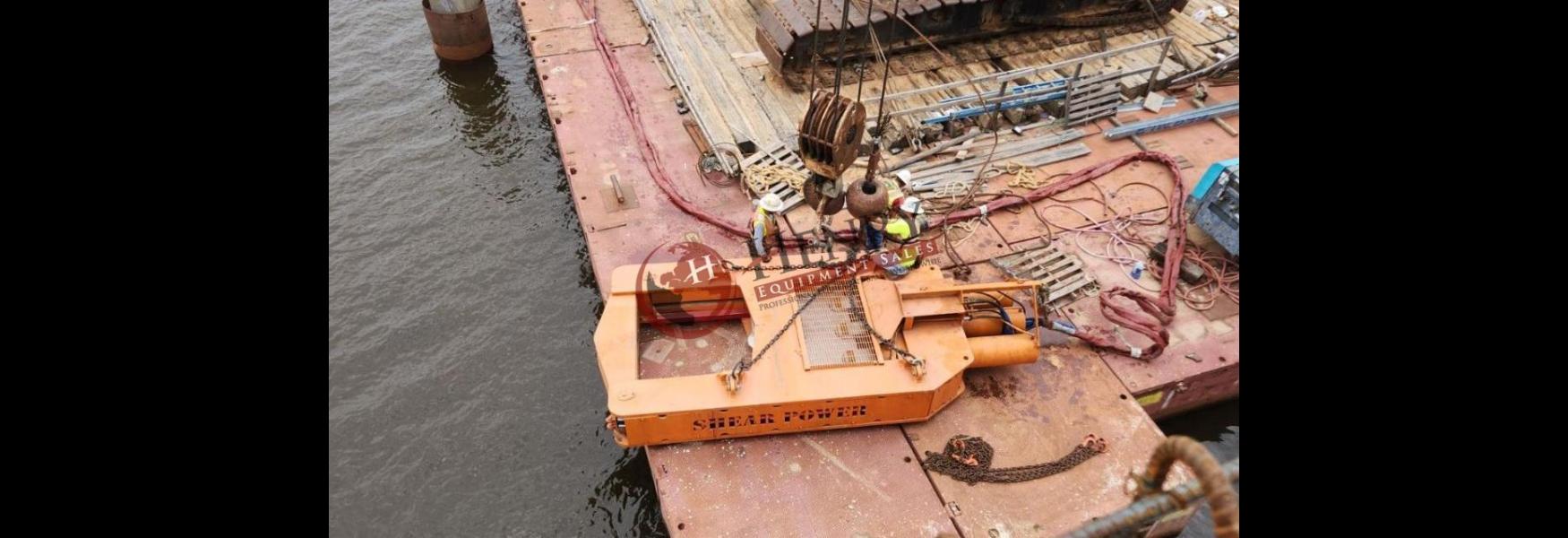 Henry Equipment Sales - Shear Power Custom Designed Hydraulic Pile Cutting Shears